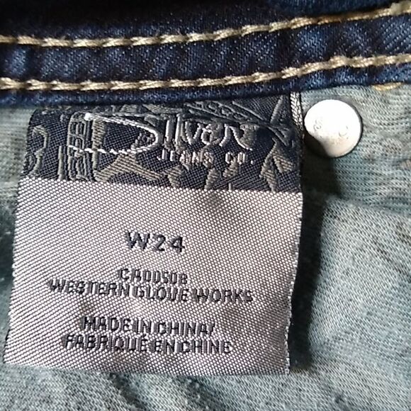 Silver Jeans‎ Suki Capri Crop Jeans Size 24 - Picture 7 of 7